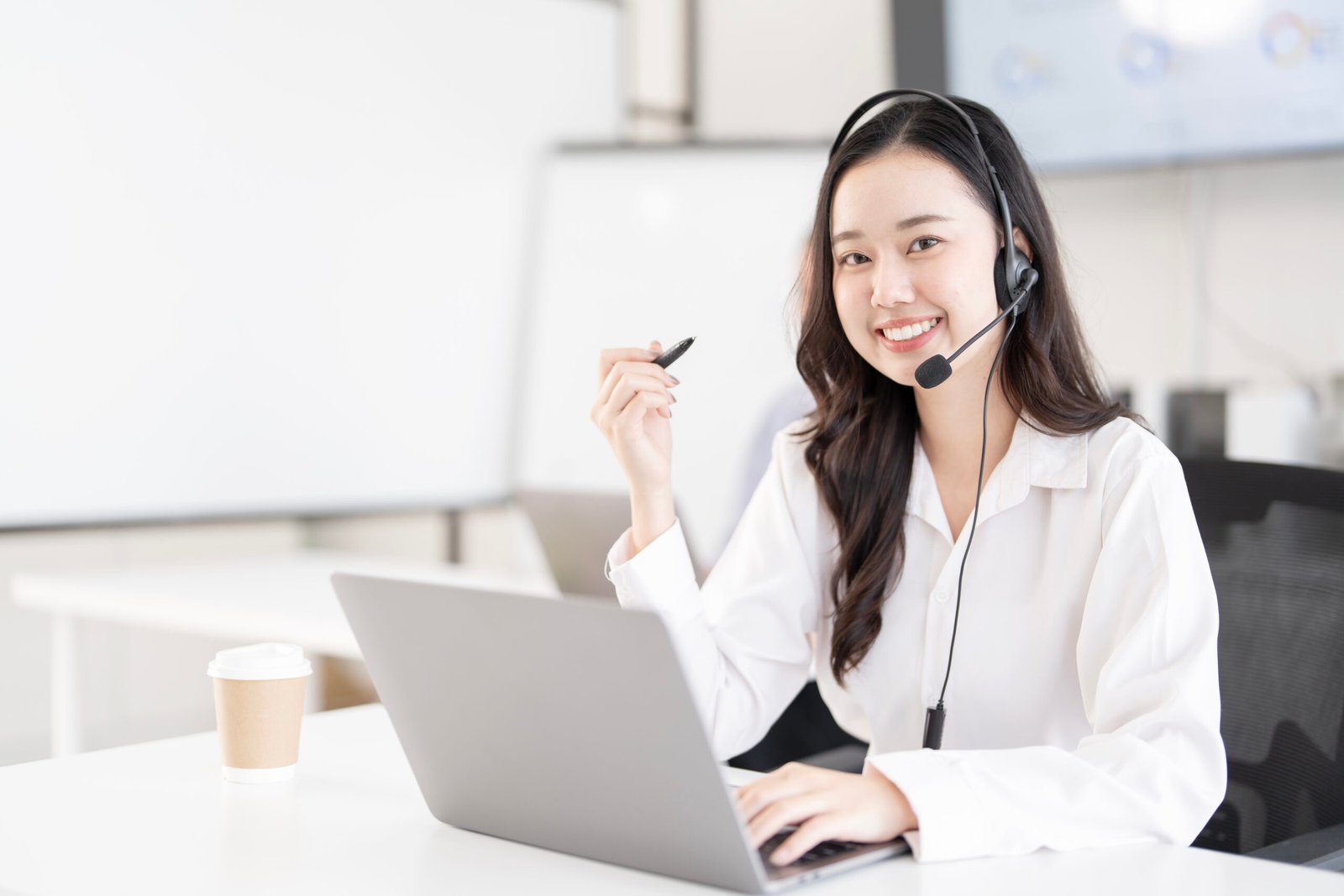 Young Asian Customer service