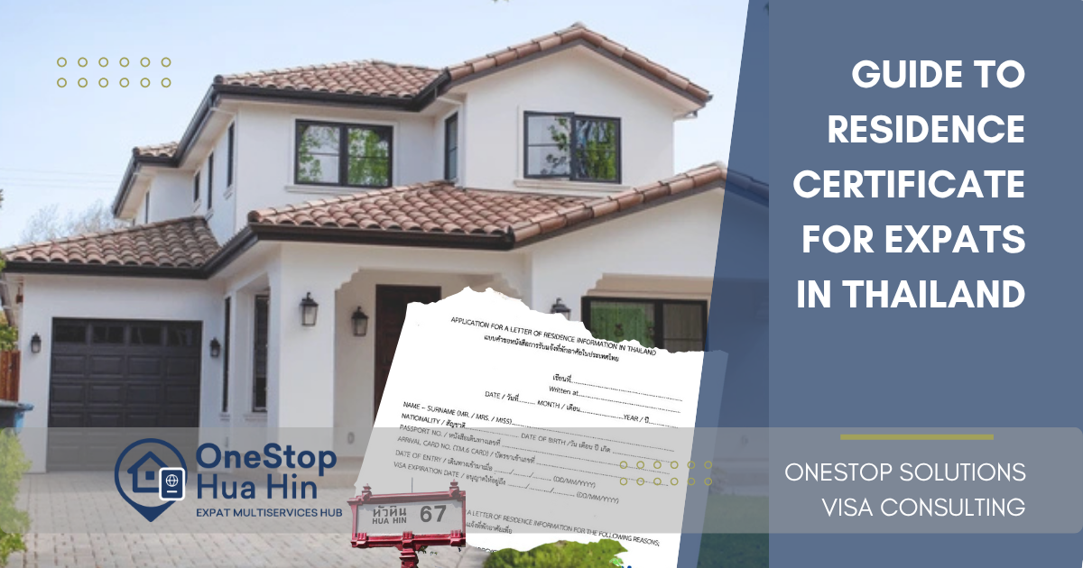 residence certificate thailand