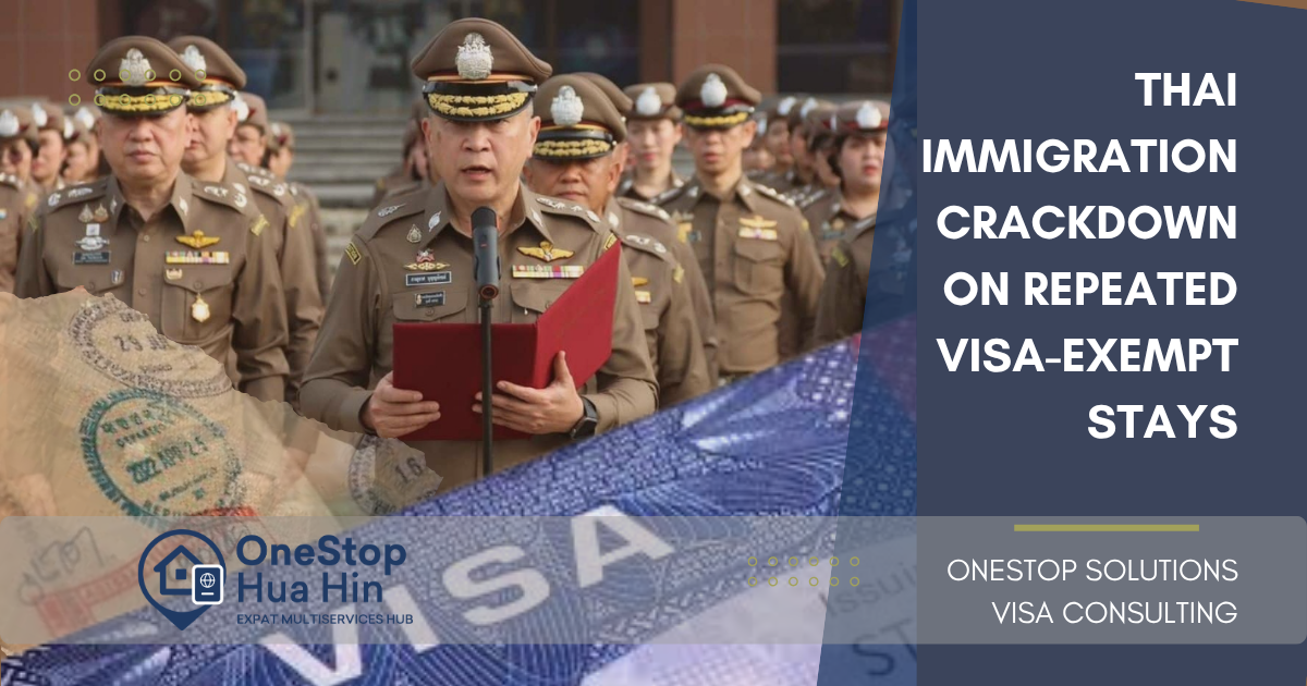 visa run crackdown thailand