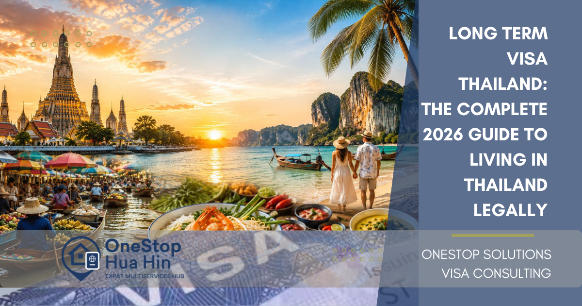 Long term visa Thailand with OneStop Hua Hin